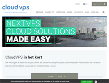 Tablet Screenshot of cloudvps.nl