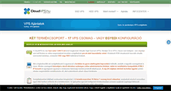 Desktop Screenshot of cloudvps.hu